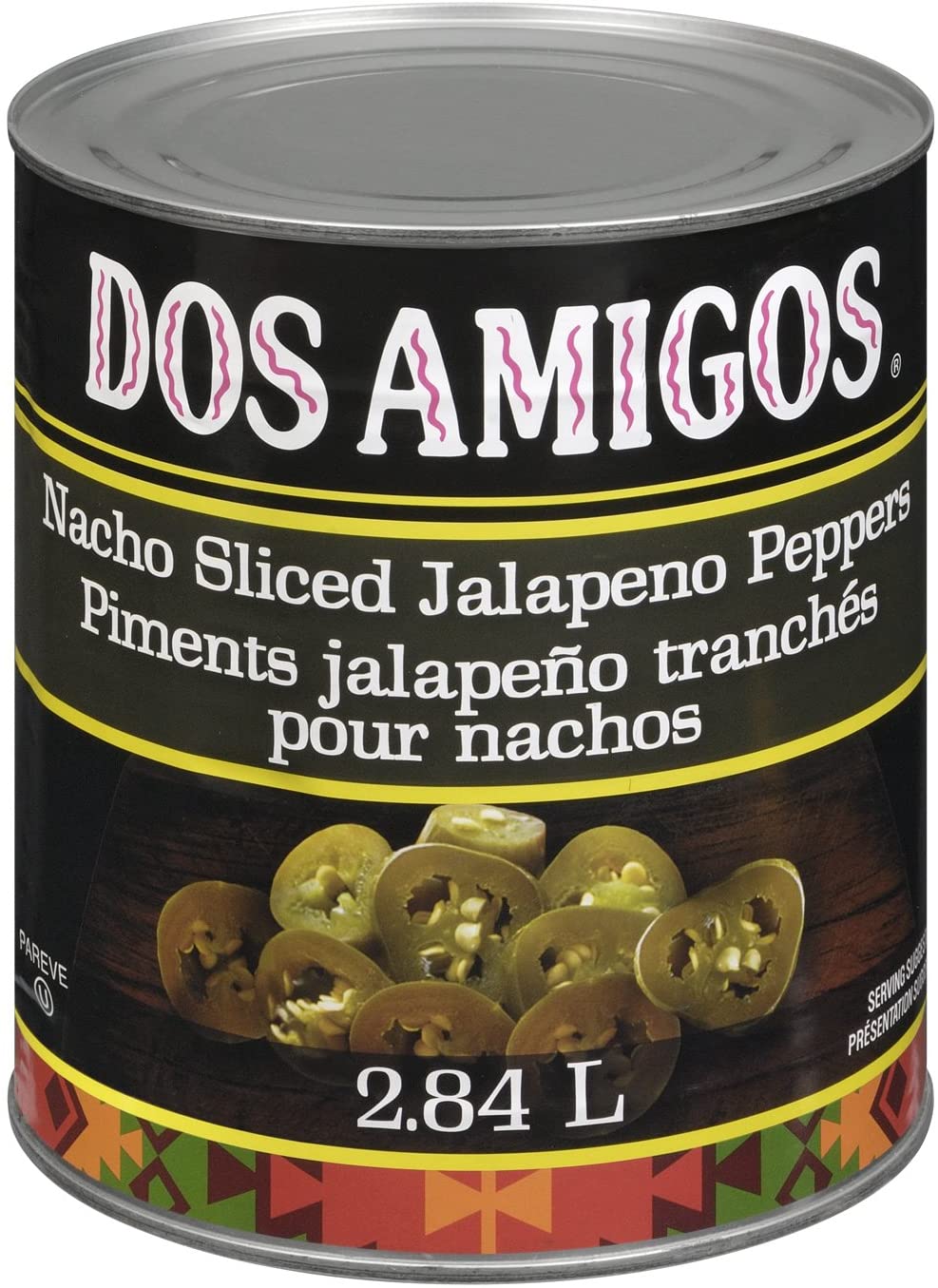 Sliced Jalapeno Peppers Dos Amiogos 114ml