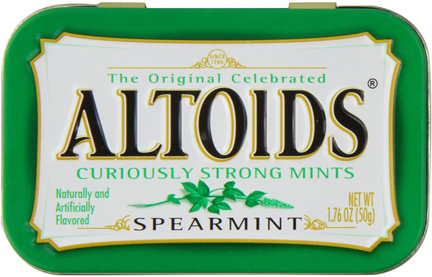 Altoids Spearmint Curiously Strong Mints 50g