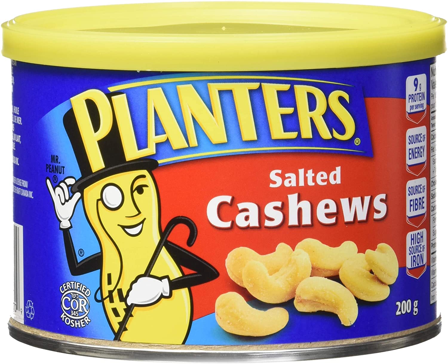 Planters Cashew Halves Salted 200g