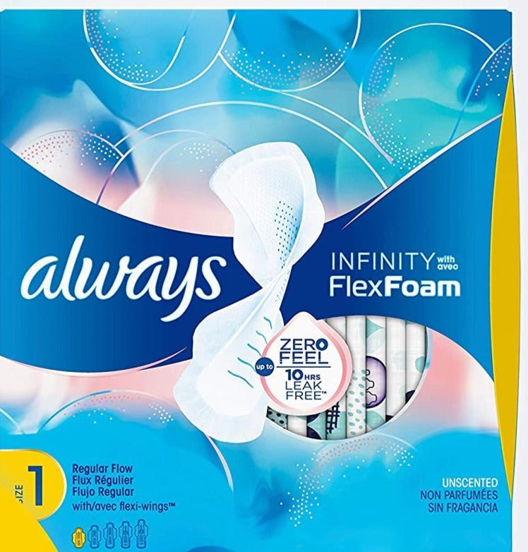 Always Infinity Flex Foam Pads  Size 1 -  18ct