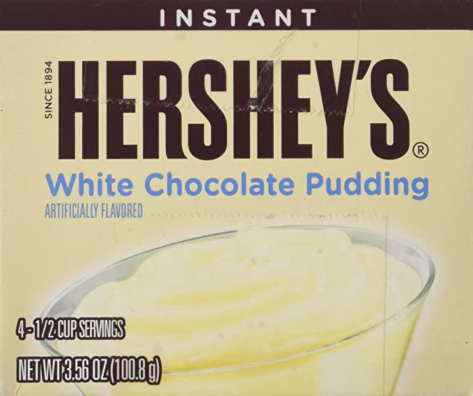 Hershey`s White Chocolate Artificially Flavored Instant Pudding 100.8g