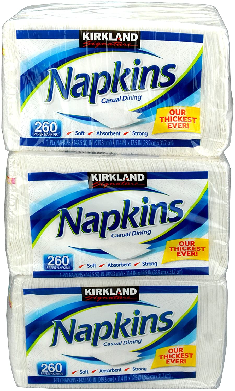 Kirkland Signature Casual Dining Luncheon Napkins 260ct