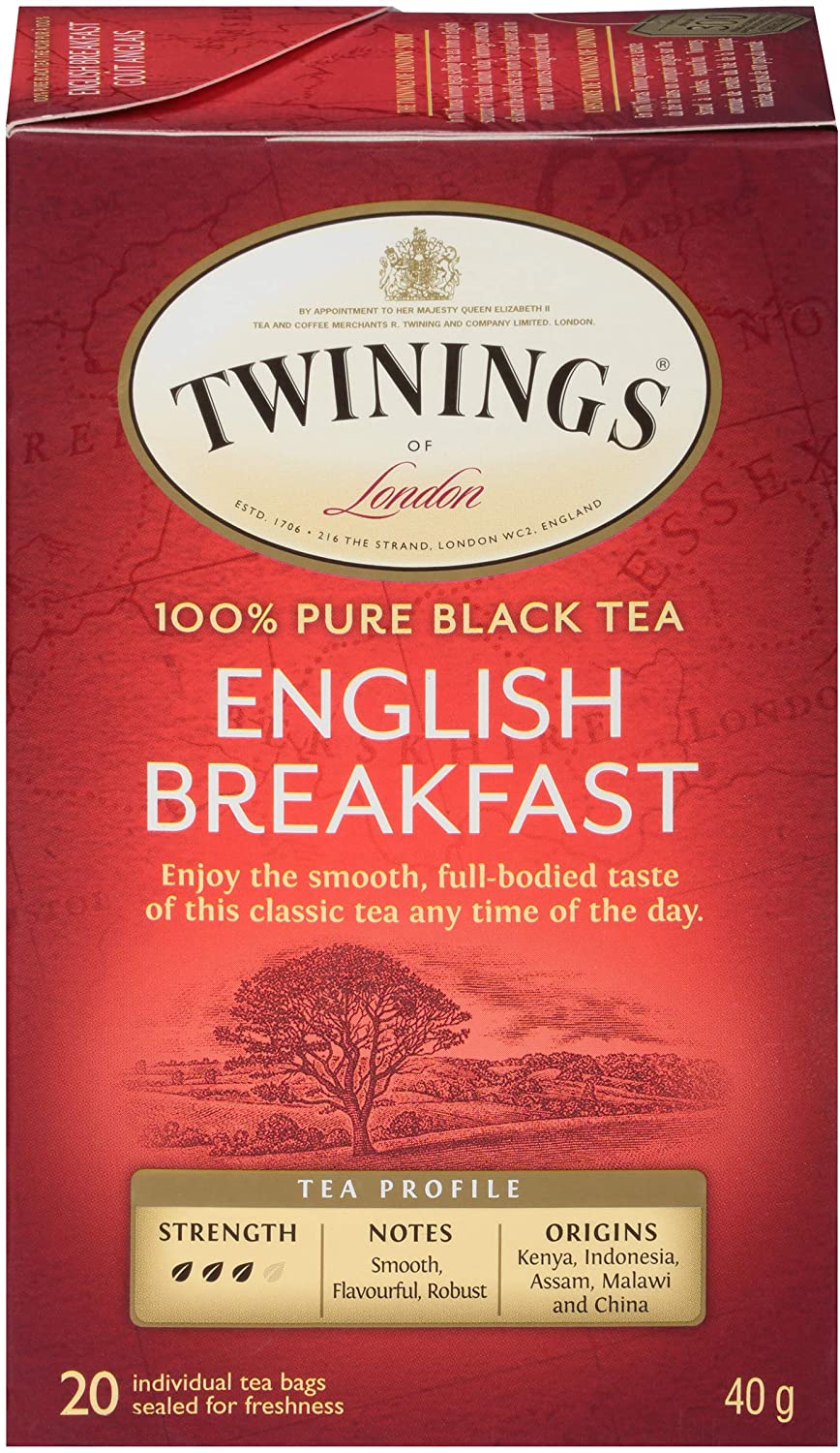 Twinings of London Decaf English Breakfast Teabags  20ct