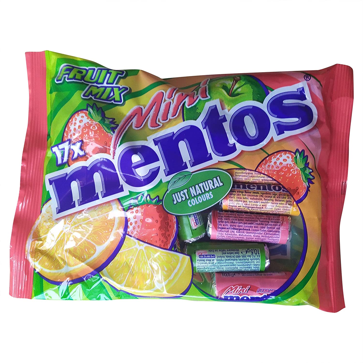 Snyder's  Mentos Mini Fruit Mix Candies 17 x 10.5g