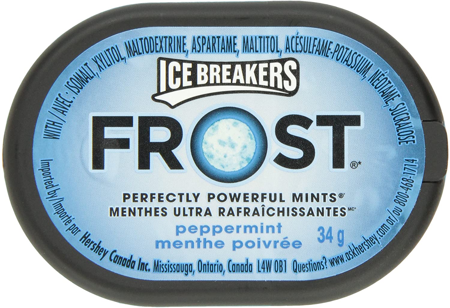 Ice Breakers  Frost Peppermint Powerful Mints  34g