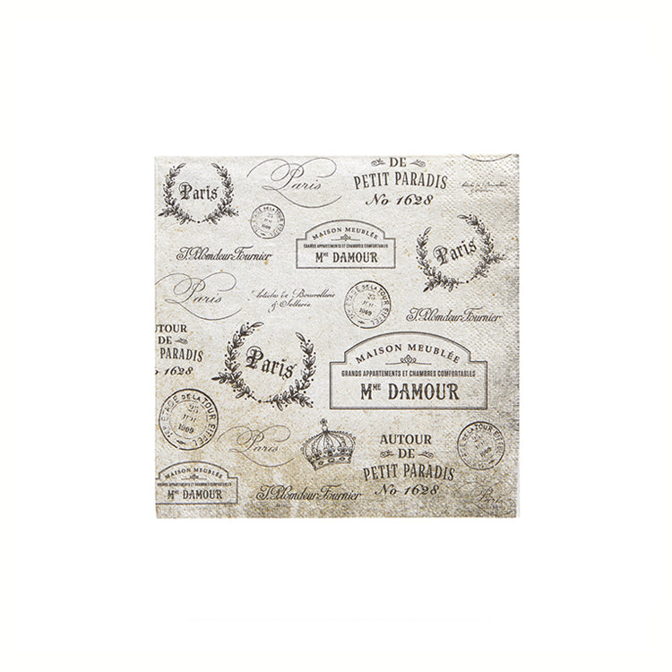 Harman Natural Cocktail  Napkins 20ct