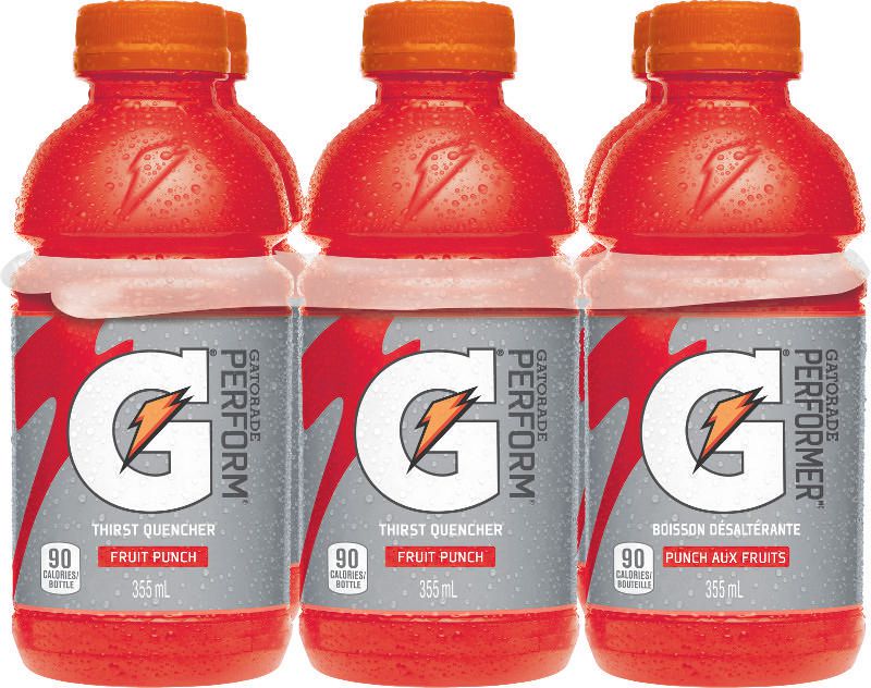 Gatorade Fruit Punch 591ml x 6