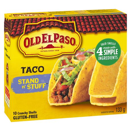 Old El Paso Stand n' Stuff Crunchy Taco Shells 133g