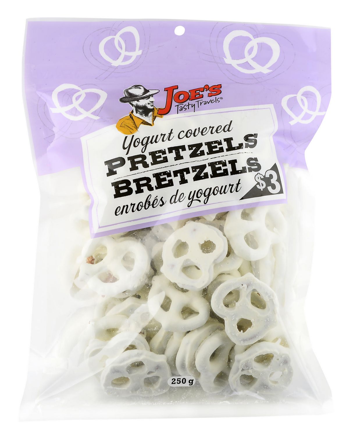 -Joe's Tasty Travels yogurt Covered Pretzels 250 g