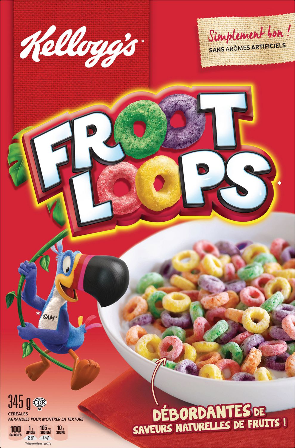 Kellogg's Froot Loops Cereal 345g