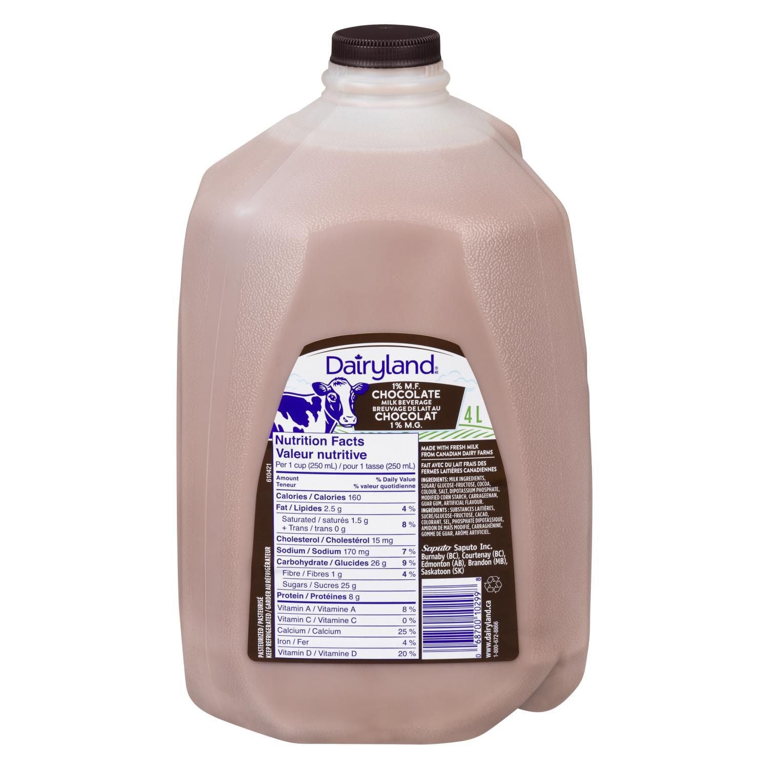 Dairyland 1% Chocolate Milk 1L