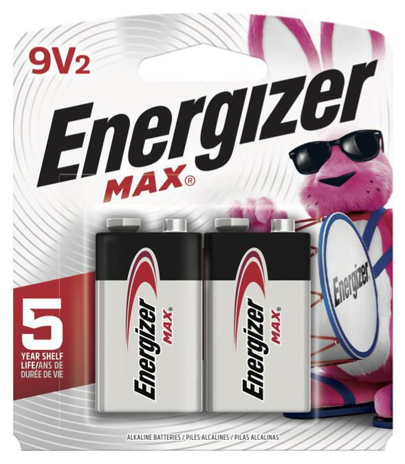 Energizer Max  9V Batteries 2ct