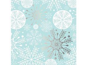 Cypress Home Foil Snowflake Cocktail Napkins 20ct