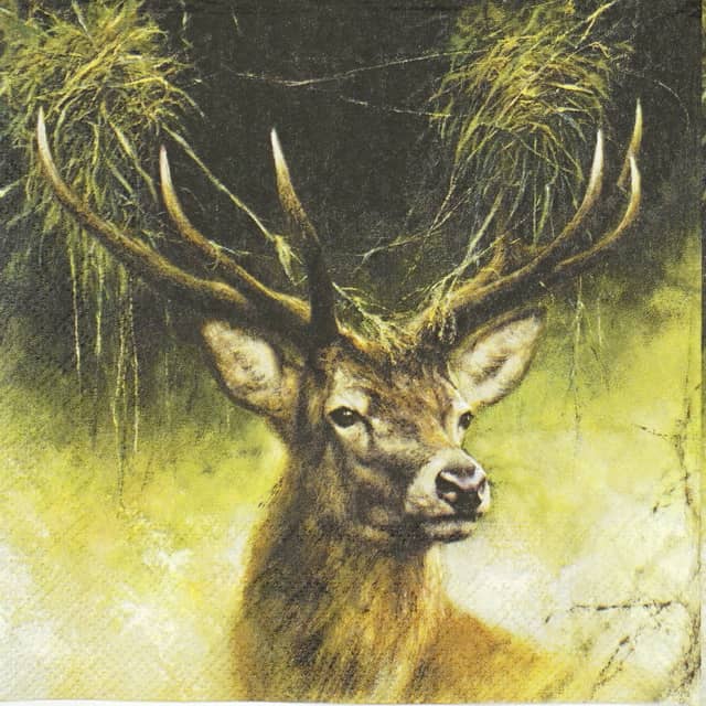 Ambiente Proud Deer Luncheon Napkin 20pk