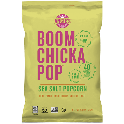 Angies BoomChickaPop Sea Salt Popcorn 136g