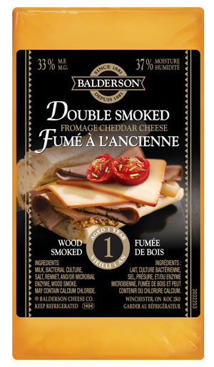 Balderson Double Smoked Cheddar Cheese 500g