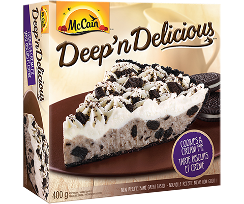 McCain Deep 'n Delicious Cookies & Cream Pie 400g