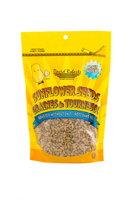 David Roberts Roasted No Salt Sunflower Seeds 300g