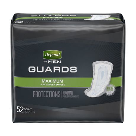 Depend for Men Maximum Protection Guards 52ct