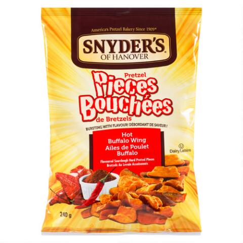 Snyder's of Hanover Hot Buffalo Wing Pretzel Pieces 240g