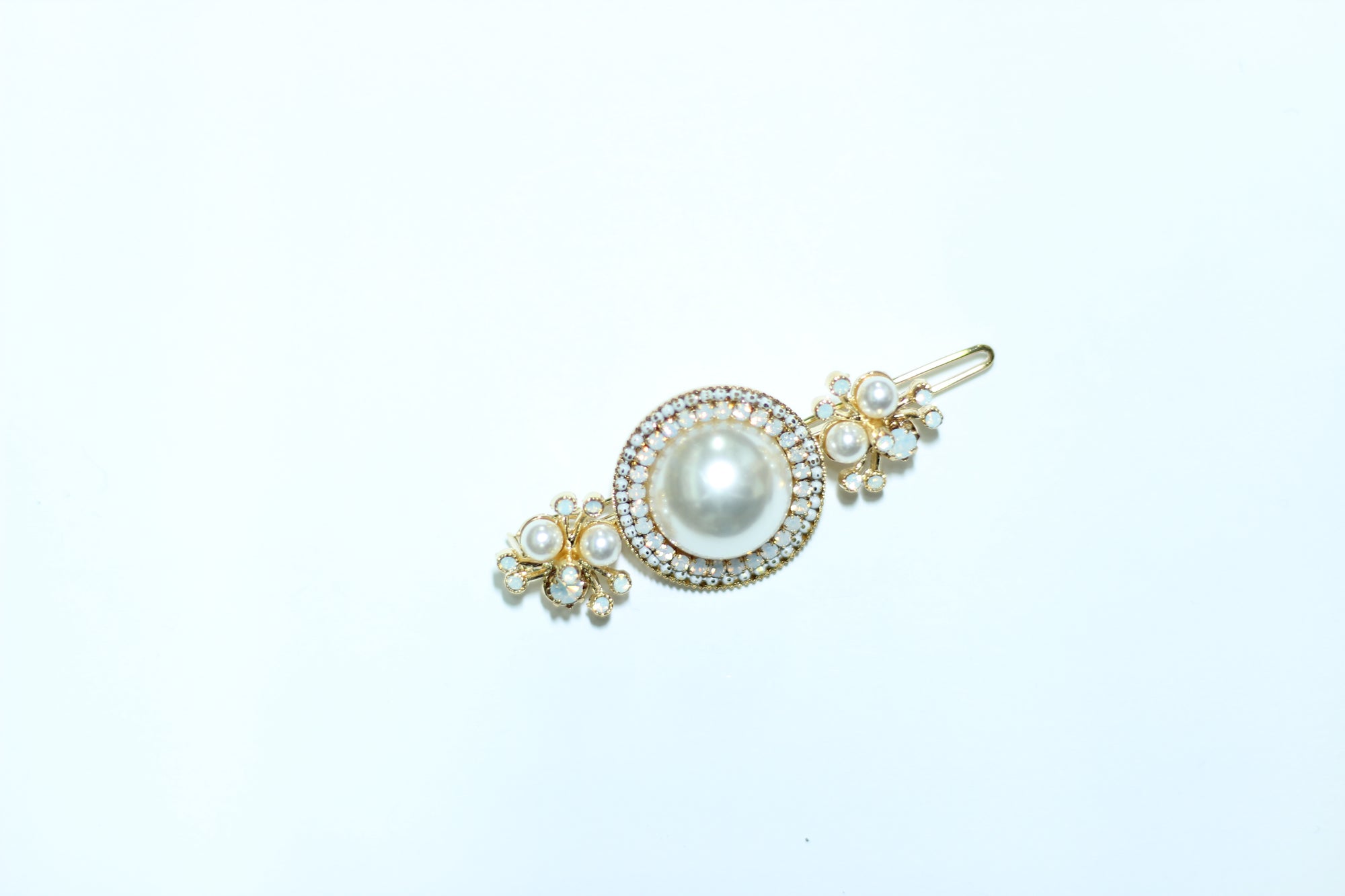 5 Pearl Cluster Barrette