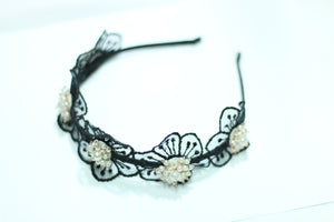 headband-beaded lace