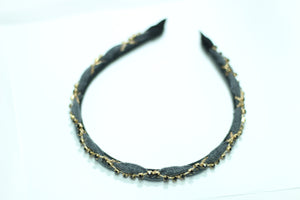 Chain Crystal Braid Headband