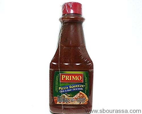 Primo Pizza Squeeze Garlic & Basil Pizza Sauce  375ml