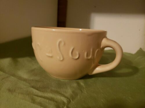 Kane Home Ceramic Beige Soup Mug 24oz