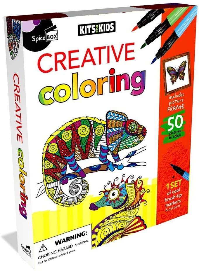 Spice Box Kits for Kids Creative Coloring Kit