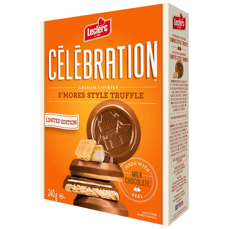 Leclerc Celebration S'Mores Style Truffle Graham Cookies 240g