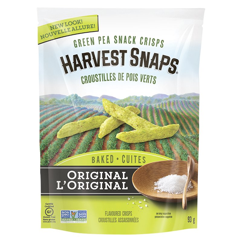 Harvest Snaps Original Green Pea Snack Crisps 93g