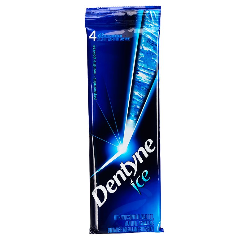 Dentyne Ice Peppermint Gum 4 x 12ct