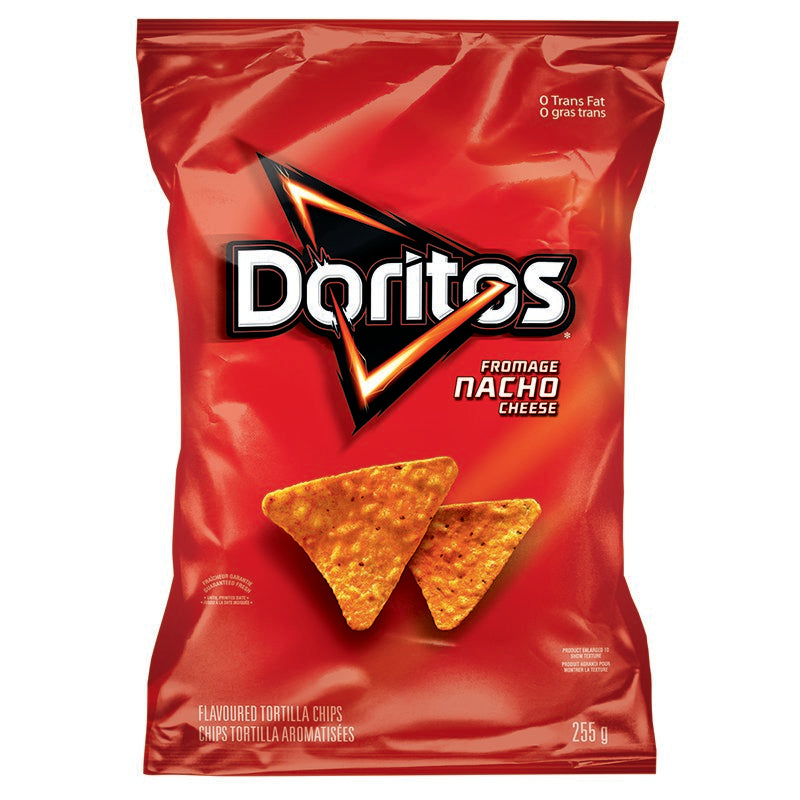 Doritos Nacho Cheese Flavored Tortilla Chips 255g