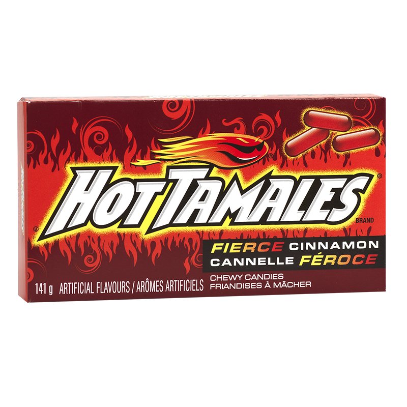 Hot Tamales  Fierce Cinnamon Chewy Candies 141g