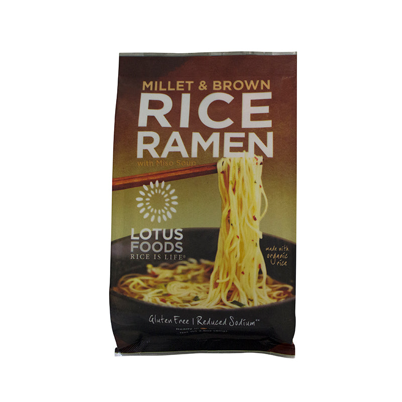 Lotus Foods Organic Millet & Brown Gluten Free Ramen Rice 850g