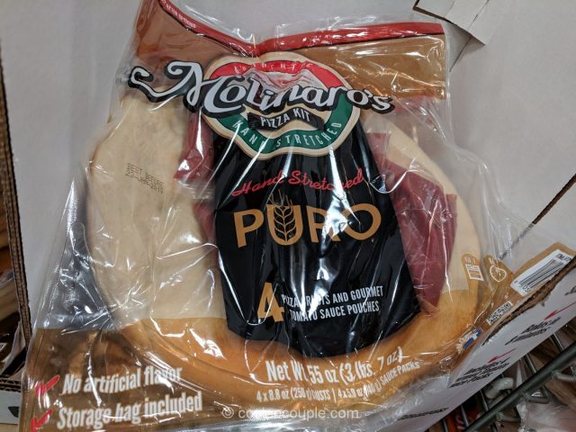 Molinaro's Hand Stretched Puro Pizza Kit 4ct