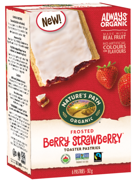 Nature's Path Organic Frosted Berry Strawberry Toaster Pastries 6ct