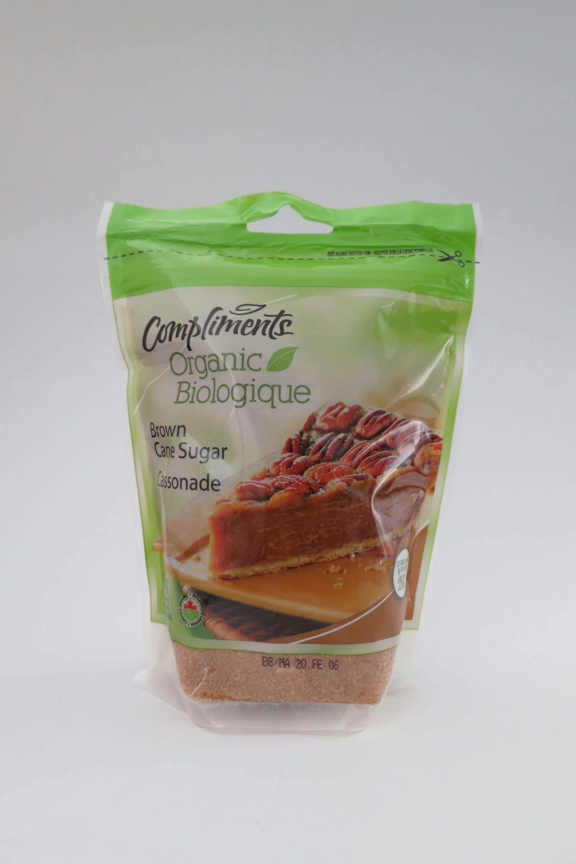 -Compliments Organic Brown Cane Sugar 500g