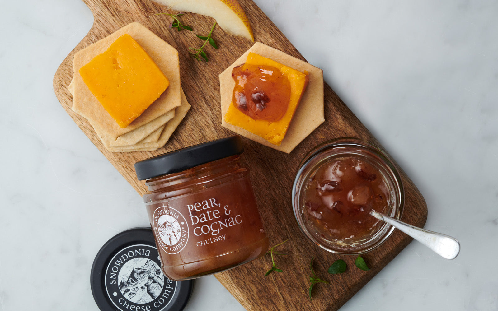 Snowdonia  Cheese Pear, Date & Cognac Chutney 114 g