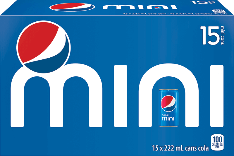 Pepsi Mini Soda Cans 15 x 222ml