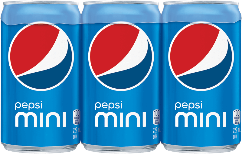 Pepsi Mini Soda Cans 6 x 222ml