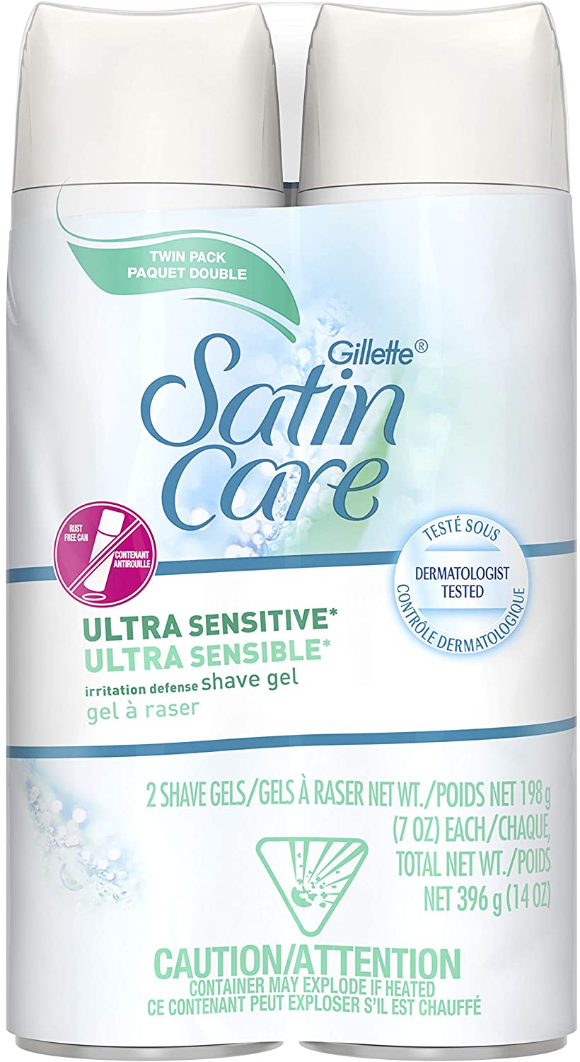 Satin Care Ultra Sensitive Shave Gels 2 x 198g