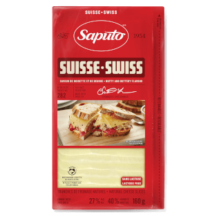 Saputo Sliced Swiss Cheese 160g