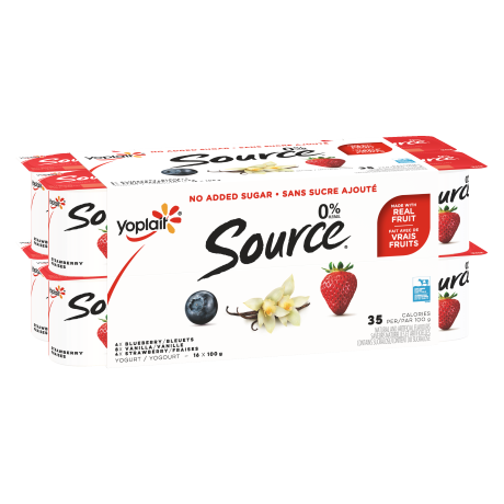 Yoplait Source 0%M.F. Yogurt 16 x100g