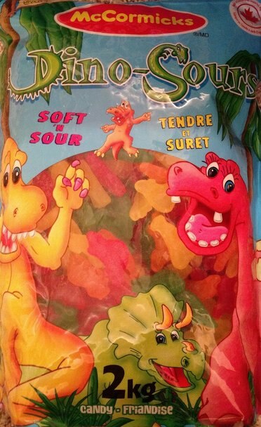 McCormicks Dino Sours Soft'n'Sour Candy 2kg