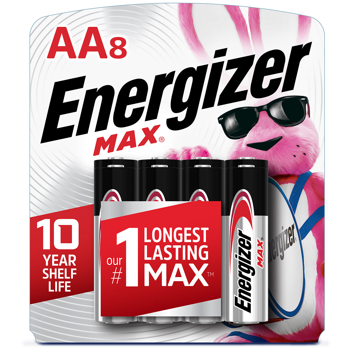 Energizer Max Alkaline  AA Batteries 8ct