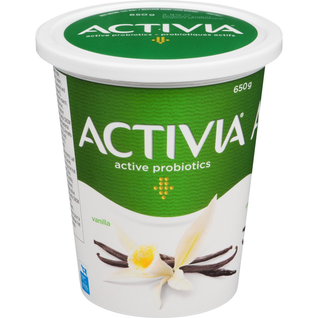 Activia Probiotic Vanilla Yogurt 650g