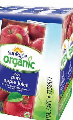 SunRype Organic 100% Pure Apple Juice 1L