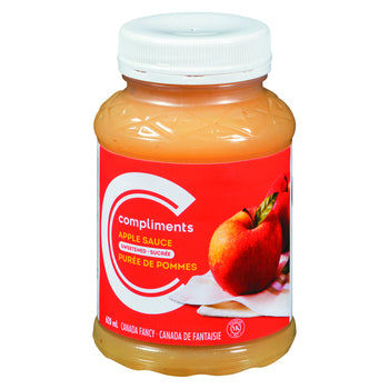 Compliments Sweetened Apple Sauce 620ml